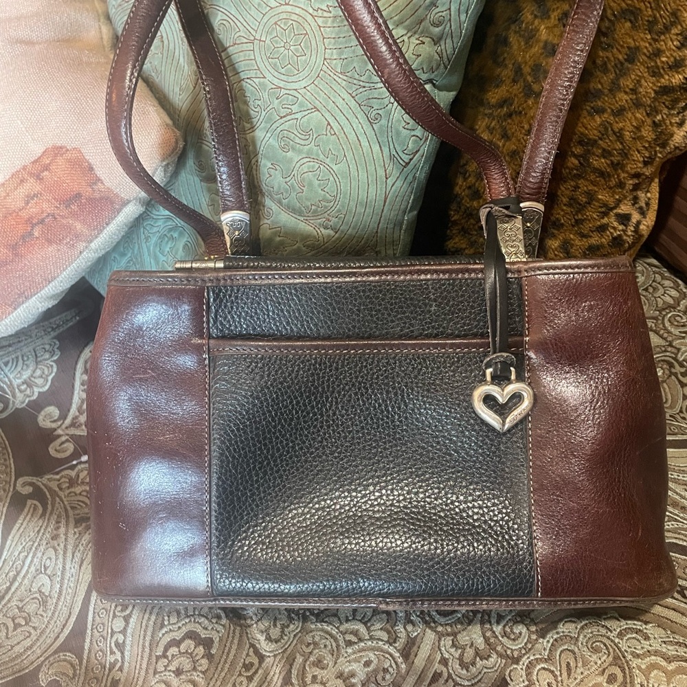 Brighton Brown and Black Shoulder Bag